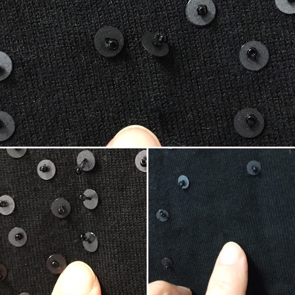 Sparkling ✨ Willi Smith silk blend sequin sweater! - Picture 7 of 8